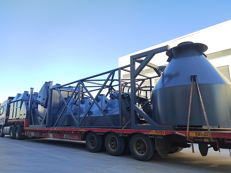 發(fā)往廣東東莞市砂粉生產(chǎn)線自制件      車