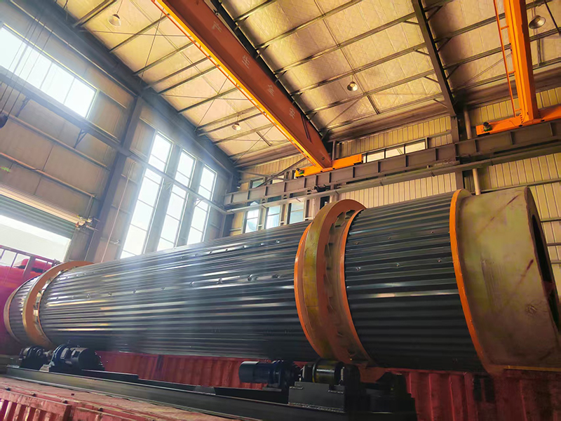 1.28米單筒烘干機現(xiàn)場