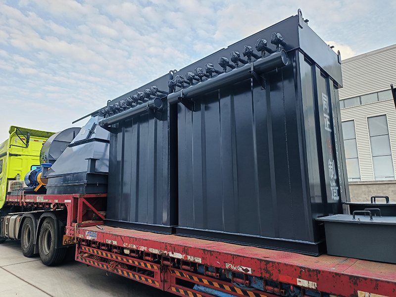 80單機(jī)脈沖袋式除塵器   96單機(jī)脈沖